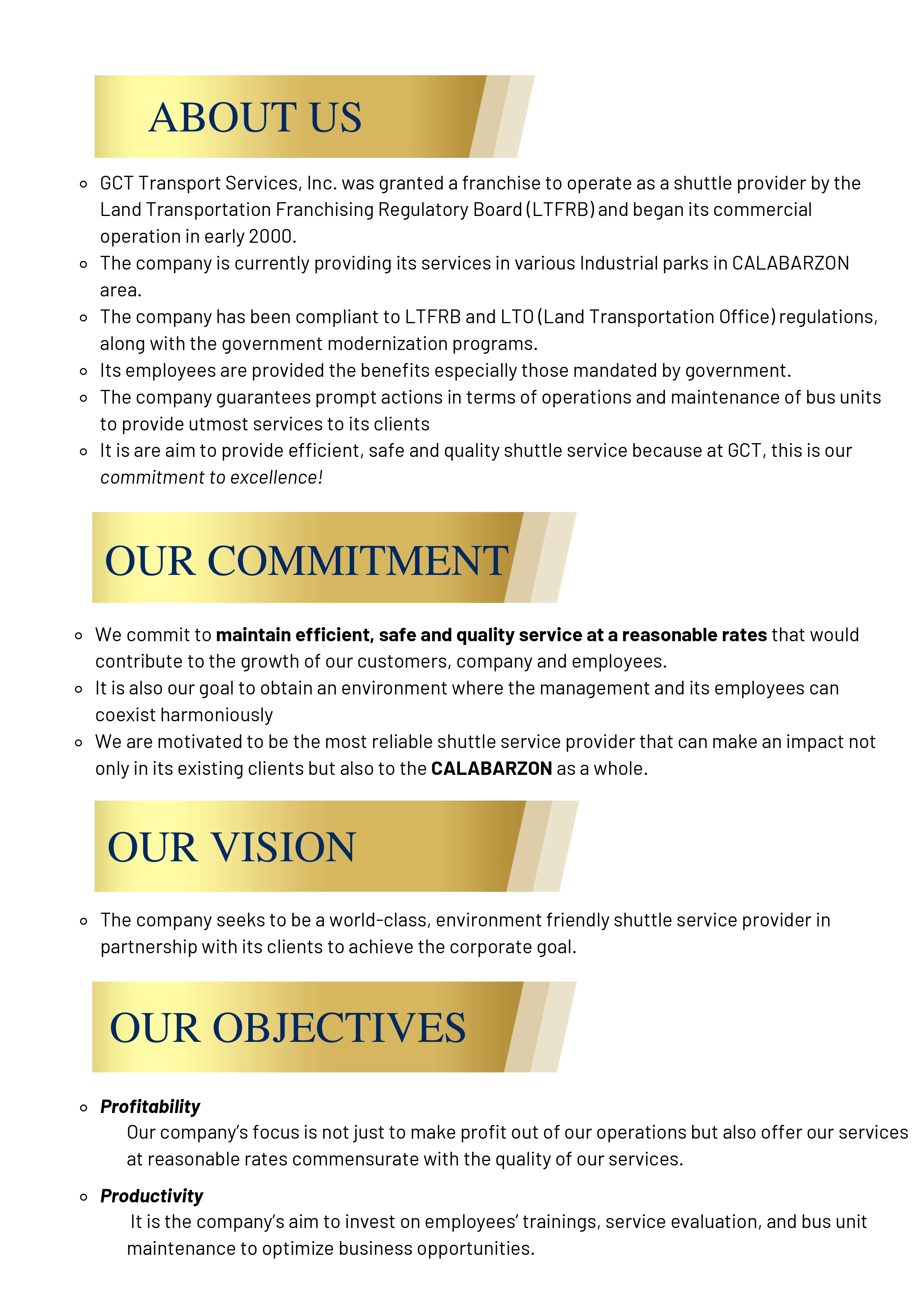 Core Competencies